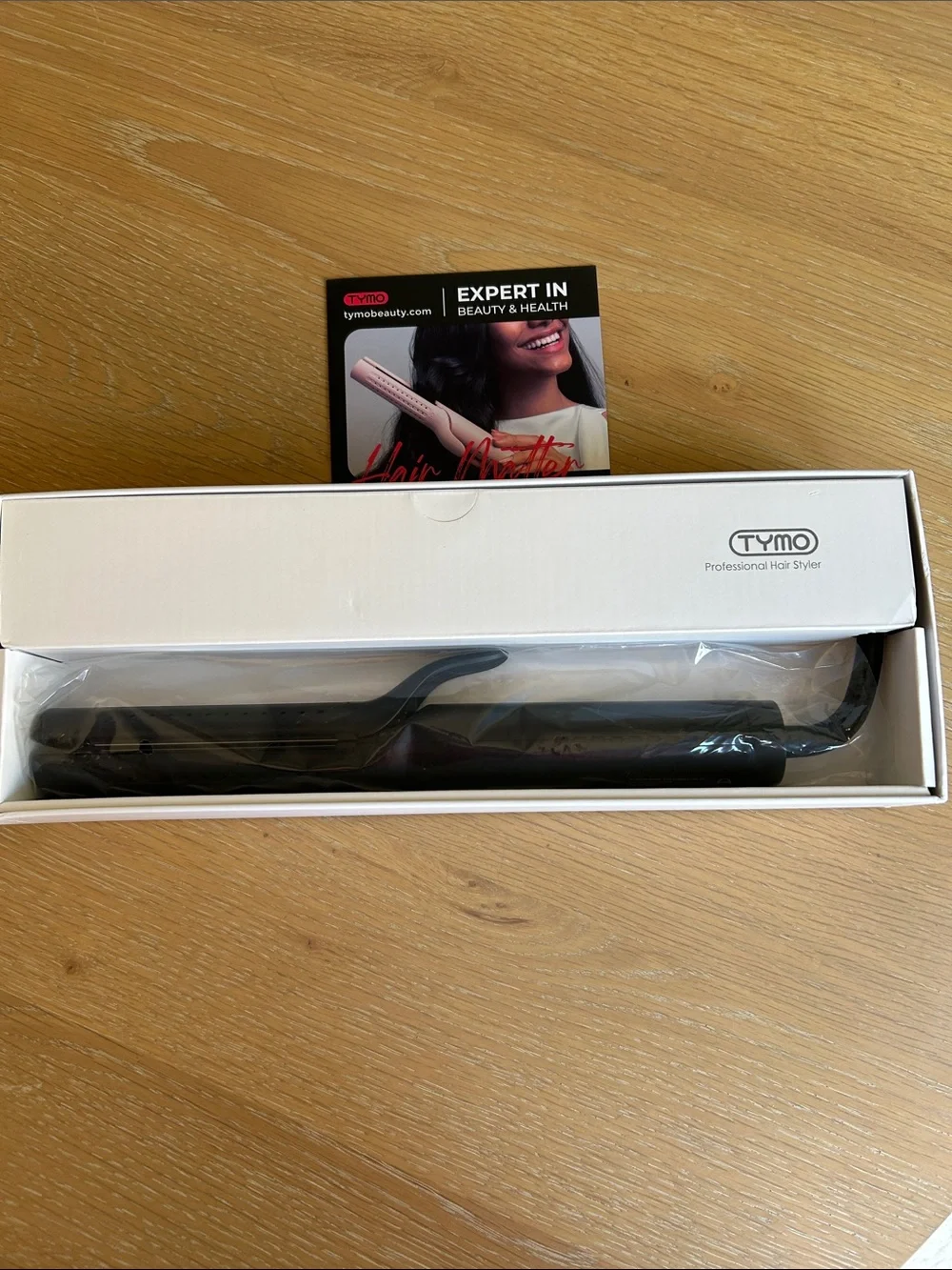 Black Hair Straightening Brush - Sleek Heated Styling Tool